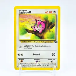 Jigglypuff - 54/64 Jungle Unlimited Common Pokemon - NM - Image 1