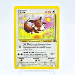 Eevee - 51/64 Jungle Unlimited Common Pokemon - NM - Image 1