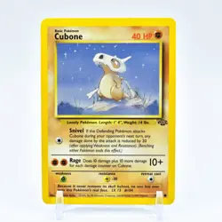 Cubone - 50/64 Jungle Unlimited Common Pokemon - NM - Image 1