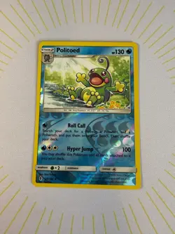Politoed 25/145 Holo Rare Guardians Rising Pokemon Reverse Holo NM - Image 2
