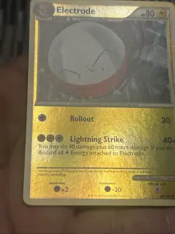Pokemon TCG Electrode 34/102 HeartGold & Soulsilver Triumphant Reverse Holo- NM - Image 4