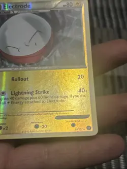 Pokemon TCG Electrode 34/102 HeartGold & Soulsilver Triumphant Reverse Holo- NM - Image 5