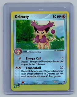 2003 Pokemon Ex Ruby & Sapphire 29/109 Delcatty Reverse Holo Foil - Image 1