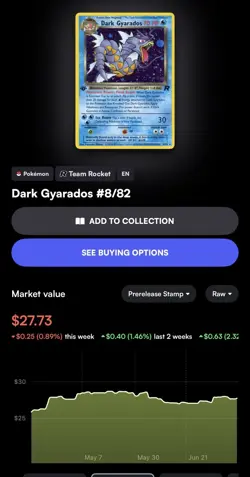Dark Gyarados - Prerelease Stamped Holo - 8/82 Team Rocket - Pokemon TCG - 2000 - Image 3