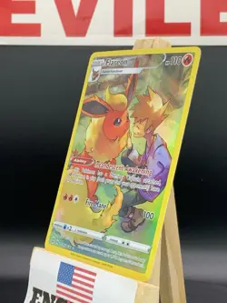 Pokemon SWSH Brilliant Stars Flareon Trainer Gallery 2022 Holo #TG01/TG30 - NM - Image 3