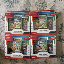 Pokemon First Partner Illustration Collection Series 2 Sealed Bundle (LOT OF 4) - Image 1