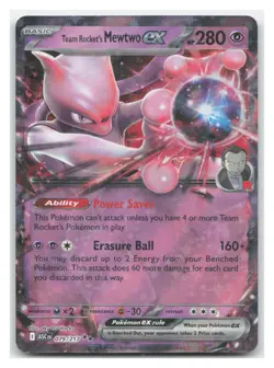 Team Rocket's Mewtwo ex 079/217 Ascended Heroes Pokemon Holo NM - Image 1