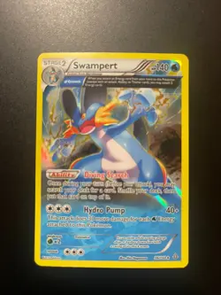 Swampert 36/160 Holo Rare Primal Clash NM Pokemon Card - Image 1