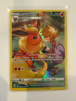 Pokemon Flareon TG01/TG30 Brilliant Stars Trainer Gallery Holo Near mint - Image 1