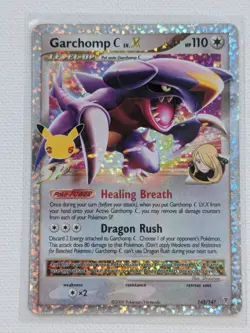 Garchomp C LV.X Pokemon Celebrations: Classic Collection 145/147 NM - Image 1