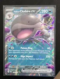 Pokemon TCG Journey Together Paldean Clodsire EX 094/159 Holo Double Rare - Image 1