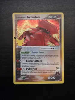 Team Magma's Groudon 9/95 - Pokemon Celebrations 25th - Holo - NM - Image 1