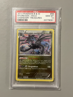 PSA 10 Gem Mint Pokemon Hydreigon Black & White Legendary Treasures Holo POP 11 - Image 1