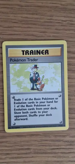 Pokemon TCG Pokemon Trader Base Set 77/102 Regular Unlimited Rare NM - Image 1
