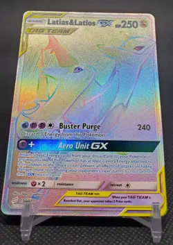 Latias & Latios GX (Secret) 190/181 Sm-Team Up Pokemon Holo - Image 4