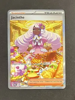 Pokemon Jacinthe 122/088 SIR Full Art Trainer Perfect Order Near Mint - Image 1