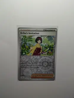 Erika's Invitation 160/165 Uncommon 151 Pokemon Reverse Holo NM - Image 1