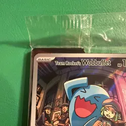 Team Rocket's Wobbuffet 203 Sv: Scarlet & Violet SEALED PROMO Pokemon Card - Image 3