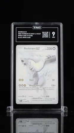 Pokemon Reshiram ex 173/086 White Flare BWR TAG 9 Black White Rare - Image 1