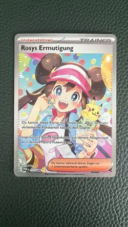 Pokemon Rosys Ermutigung 123 / 088 Optimale Ordnung Deutsch Near Mint SIR Rare - Image 1