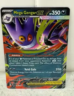 Pokemon TCG Mega Gengar ex 056/094 Phantasmal Flames - Image 1