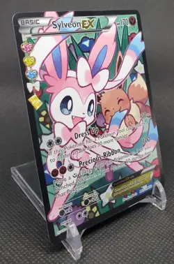 Pokemon Sylveon EX Full Art RC32/RC32 Generations: Radiant Collection Holo LP - Image 3