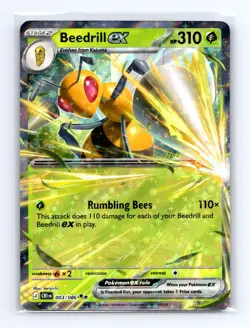 Beedrill ex 003/086 Double Rare Chaos Rising Pokemon Holo Near Mint - Image 1