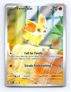 Fennekin 080 Holo Promo ME: Mega Evolution Promo Pokemon Holo Near Mint - Image 1
