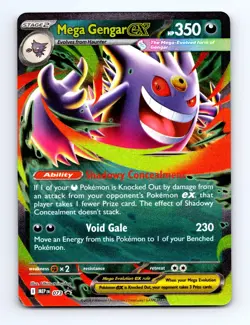 Mega Gengar ex 073 Holo Promo ME: Mega Evolution Promo Pokemon Holo Near Mint - Image 1