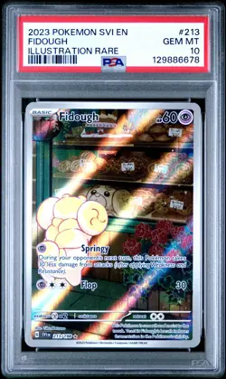 PSA 10 Fidough 213 Illustration Rare Svi En-Scarlet & Violet - Image 1
