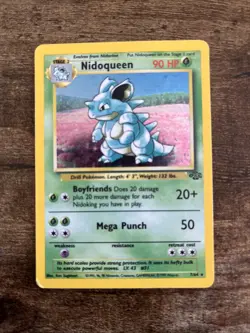 Pokemon TCG Nidoqueen Jungle 7/64 Holo Unlimited Holo Rare - Image 1