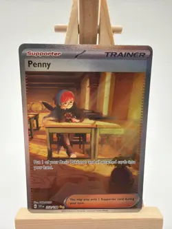Penny - 252/198 - Pokemon Scarlet Violet Base Special Illustration Ultra Rare NM - Image 1
