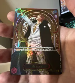 Bandai One Piece Card Game Shanks OP09-004 SR SP Foil Cost 10 12000 Power - Image 1