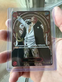 Bandai One Piece Card Game Shanks OP09-004 SR SP Foil Cost 10 12000 Power - Image 3