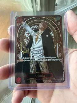 Bandai One Piece Card Game Shanks OP09-004 SR SP Foil Cost 10 12000 Power - Image 4