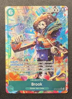 One Piece TCG Brook (Alternate Art) OP15-032 Adventure on Kami's Island - Image 1