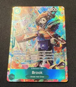 One Piece TCG Brook (Alternate Art) OP15-032 Adventure on Kami's Island - Image 2