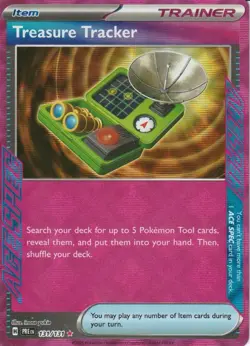 POKEMON - TREASURE TRACKER - 131/131 - ACE SPEC - PRISMATIC EVOLUTIONS - NM - Image 1