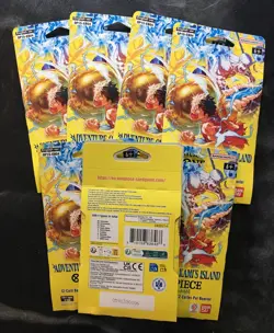 One Piece TCG OP 15 - EB04 Adventure on Kami's Island Sleeved Booster Packs X7 - Image 2