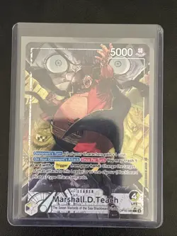 One Piece Marshall D Teach OP16-080 Leader Alt Art - Image 1