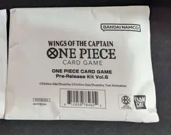 ONE PIECE TCG PRE-RELEASE KIT VOL. 6 WINGS OF THE CAPTAIN NEW Factory Sealed - Image 1