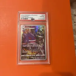 2022 POKEMON JPN SWORD & SHIELD DARK PHANTASMA #074 FULL ART/GENGAR PSA 10 - Image 1