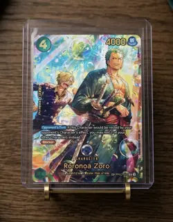 2025 One Piece The Azure Sea's Seven #PRB02-006 Roronoa Zoro SP ALT ART - Image 1