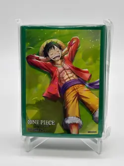 ONE PIECE TCG Official Card Sleeves ST21 EX Deck Monkey Luffy - 70 Ct - Image 1