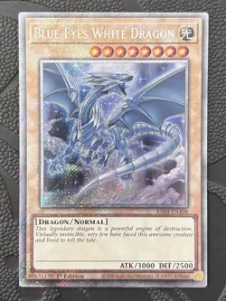 Blue-Eyes White Dragon RA04-EN108 Platinum Secret Rare 1st Ed - Image 1
