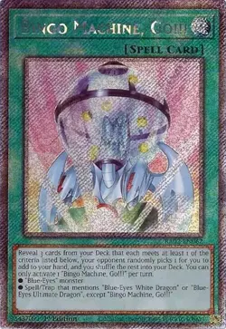 Yugioh - Bingo Machine, Go!!! (Platinum Secret Rare) (1st Ed) - RA02-EN062 (P) - Image 1