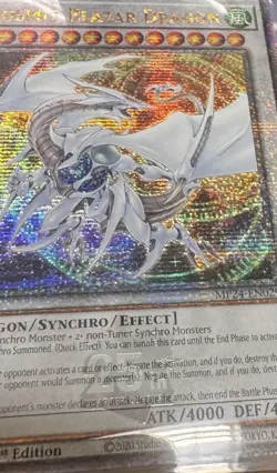 Konami Yu-Gi-Oh! Cosmic Blazar Dragon MP24-EN029 Secret Rare Foil 1st Ed - Image 2