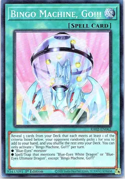 Yugioh: Bingo Machine, Go!!! - RA02-EN062 - Super Rare - 1st Edition - NM - Image 1