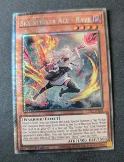 L26D-ENS01 Sky Striker Ace - Raye : Starlight Rare Card : 1st Edition : YuGiOh - Image 1