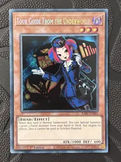 Tour Guide From the Underworld RA01-EN005 Secret Rare 1st Ed - Image 1